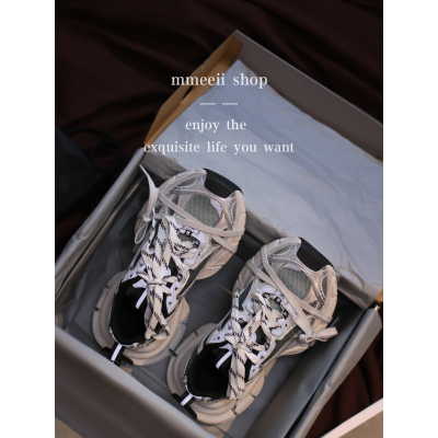 海外购/25新色~3XXXL做旧复古厚底老爹鞋女情侣款运动休闲鞋男