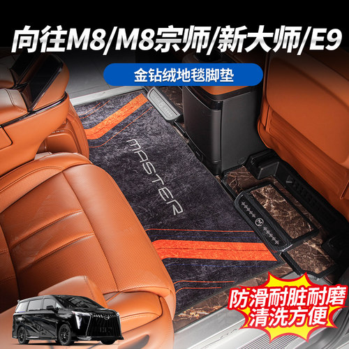 传祺M8/M8宗师/中排防滑地毯垫