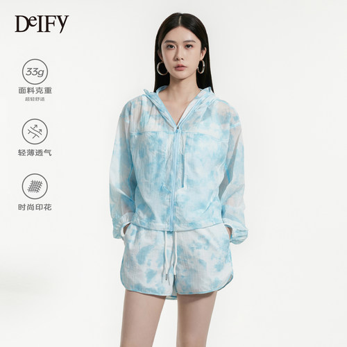 DeIFy/缔弗轻户外印花短裤套装