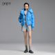 时尚 DeIFy 洋气好看鸭绒外套 羽绒服女25年冬季 新款 缔弗 立领短款