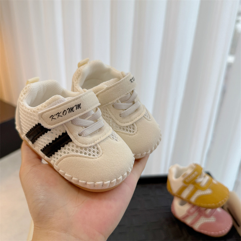0-1岁婴幼儿鞋软底防滑防踢透气网鞋6-12个月男女宝宝百搭学步鞋
