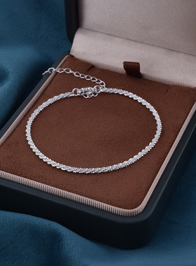 925纯银满天星手链女小众设计感