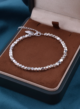 碎银几两925纯银手链女