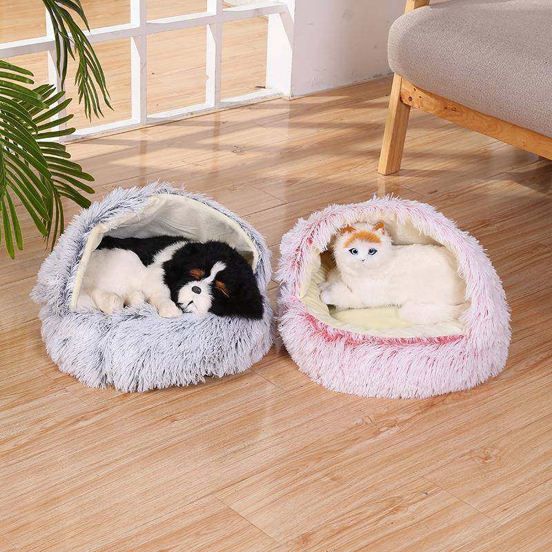 新款宠物窝毛绒可洗猫窝狗窝春季保暖圆形宠物窝中小型犬宠物垫子,宠物/宠物食品及用品,猫狗垫子,淘宝优惠券,粉丝福利购,淘宝优惠卷