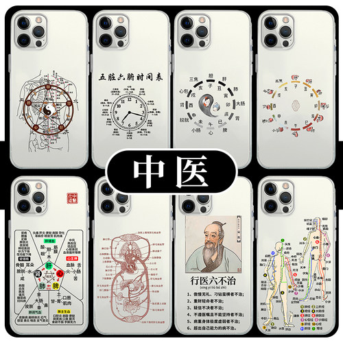 中医手机壳穴位医学针灸医学生