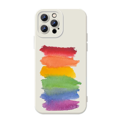 彩虹暗号手机壳趣味周边亲肤软壳