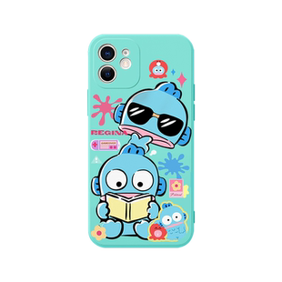 小丑鱼手机壳适用于丑鱼苹果16华为mate60汉顿iPhone15promax鱼怪OPPO小米13vivo香肠嘴12人鱼14周边17丑萌11