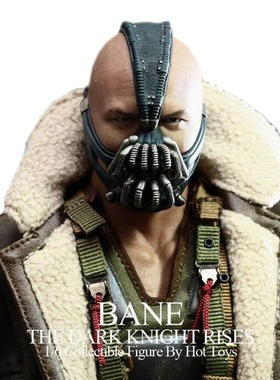 万圣节恐怖cosplay贝恩面具Bat蝙蝠黑暗骑士头盔道具bane贝恩面具