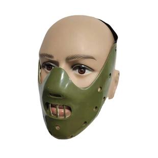 羔羊汉尼拔面具cosplay化妆恐怖恶魔杀人狂 沉默 电影同款 面具