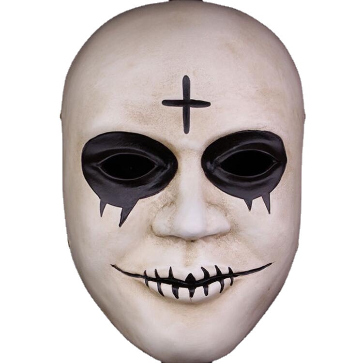 新人类清楚计划十字架面具笑脸GOD万圣节树脂脸谱自由女神kiss me