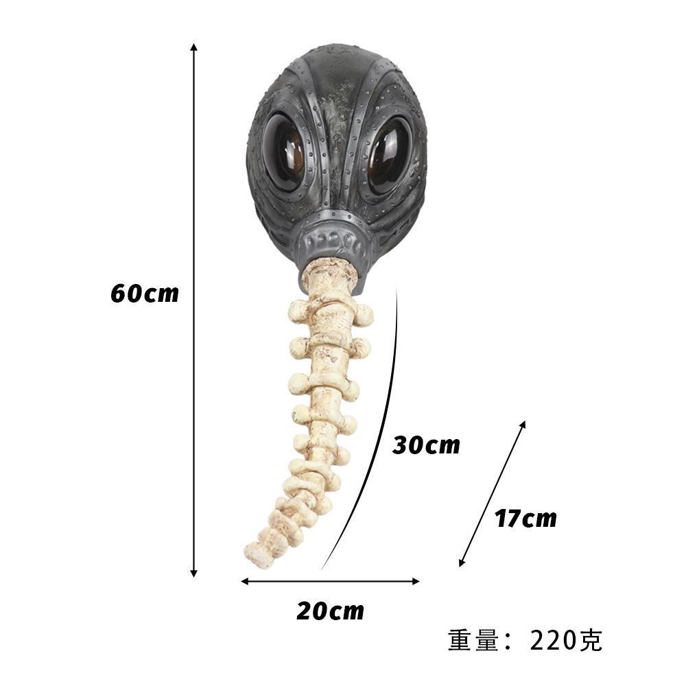 万圣节新品The Sandman Mask睡魔乳胶面具头套 厂家跨境恐怖面罩