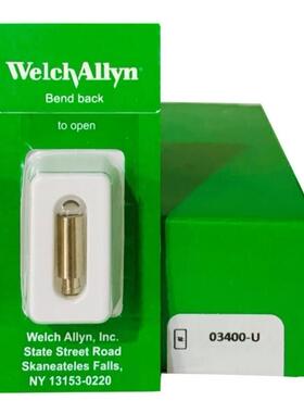 welch allyn 伟伦24020检耳镜/电耳镜灯泡 03400 2.5V0.66A