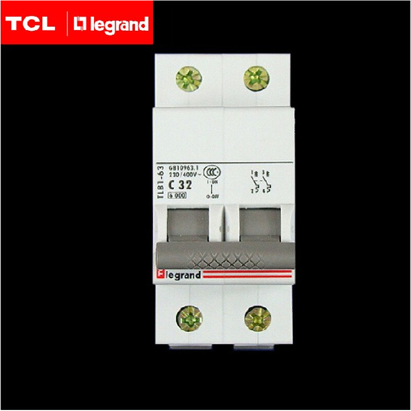 TCL罗格朗断路器2P32A空气开关 TLB1-63C32/2 低价出售 电子/电工 空气开关 原图主图