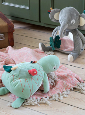 Sebra 动物玩具卡通骑士布娃娃安抚哄睡睡觉抱枕玩偶人偶公仔0岁+