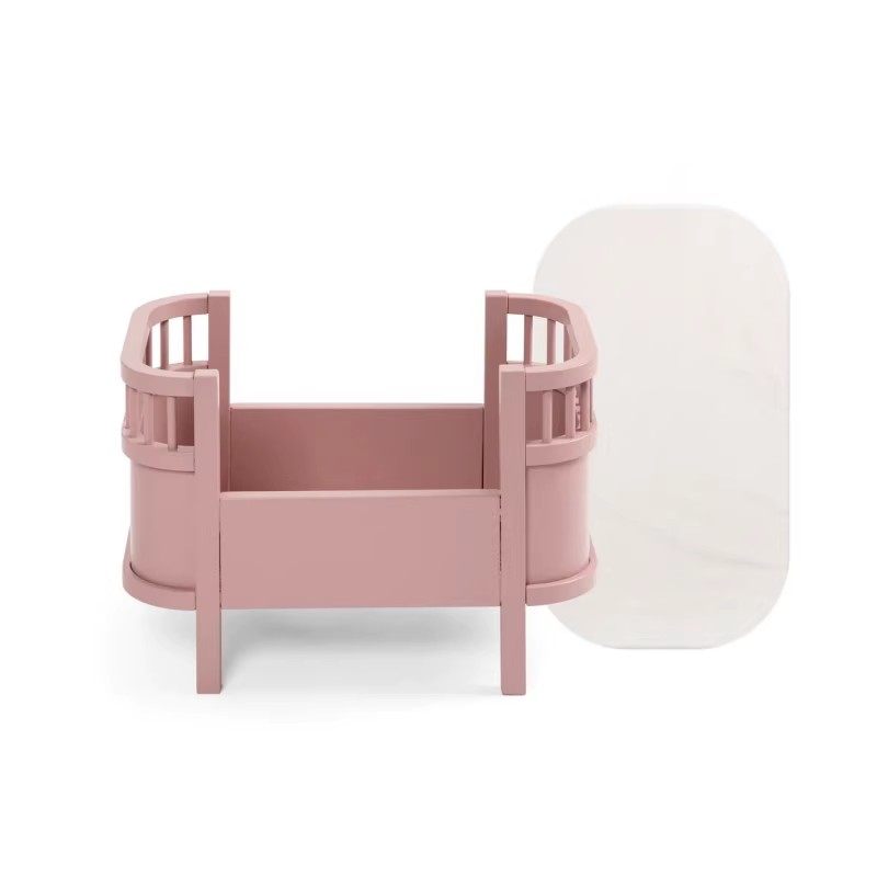 Sebra木质玩具娃娃婴儿床模型