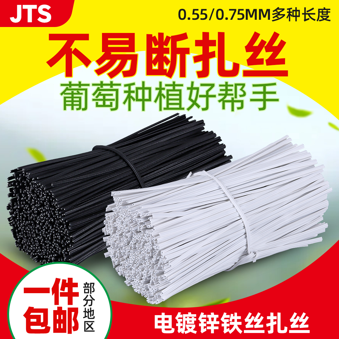 电镀锌铁丝葡萄花艺扎条电线扎丝