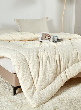 红秀世纺SFGWQT2309-T005高级提花被200*230cm米色