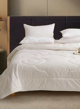 红秀世纺SFGWQT2409-C002澳洲进口羊毛被200*230cm白色