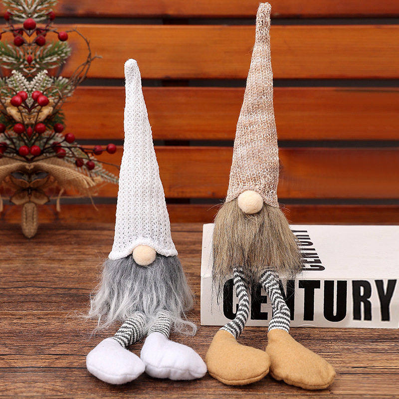 跨境新品圣诞节装饰品北欧森林老人公仔长腿鲁道夫无脸娃娃摆件,节庆用品/礼品,圣诞装饰品,淘宝优惠券,粉丝福利购,淘宝优惠卷