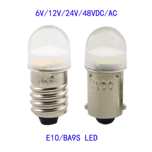 6V12V24VBA9S卡口E10螺口低压LED