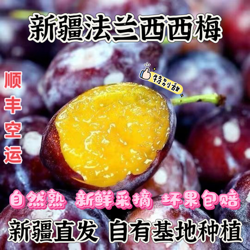 新疆喀什法兰西西梅李子整箱礼盒