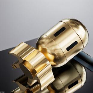 黄铜鱼雷指尖陀螺解压转转鱼雷陀螺铜工艺品摆件手把件解压玩铜艺