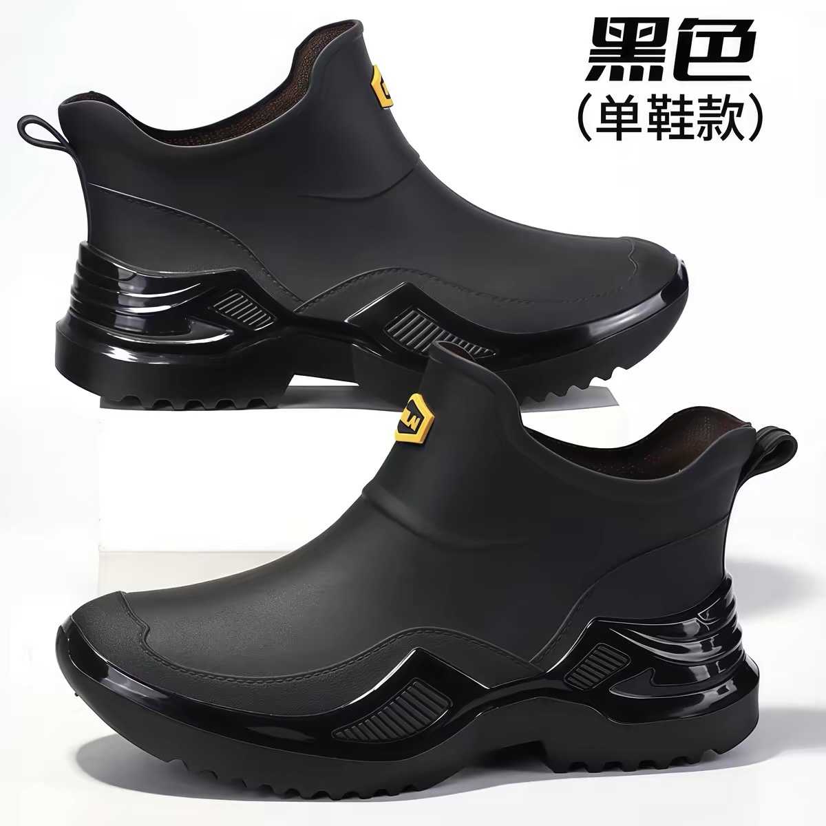新款雨鞋男女士时尚短筒防滑防水