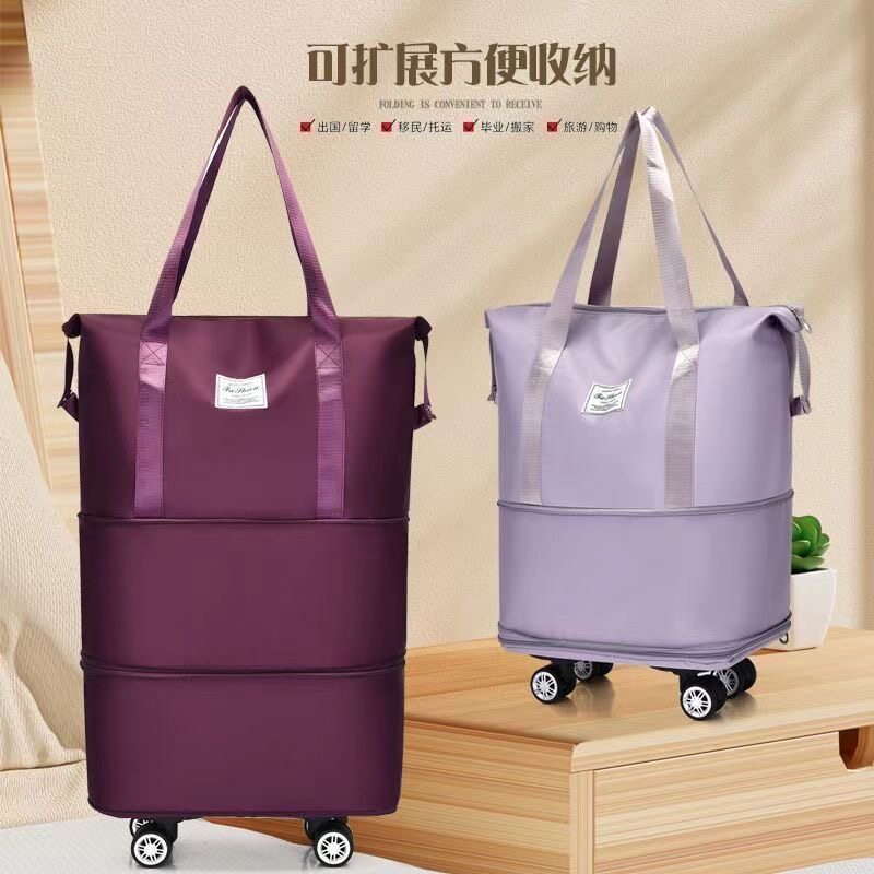 带万向轮轻便大容量女式拉杆可