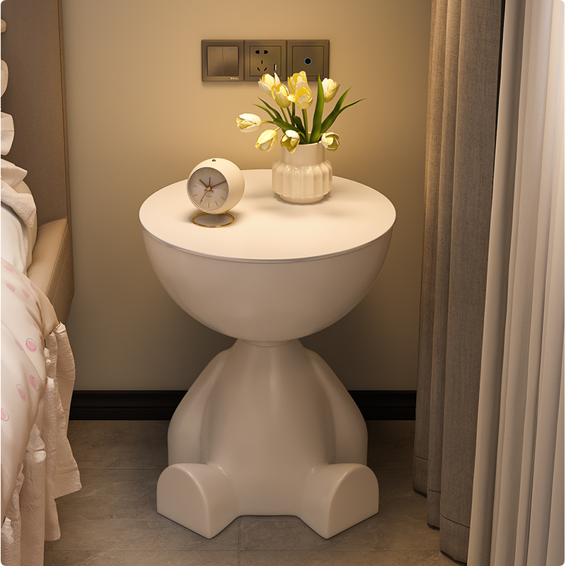 奶油风床头柜简约现代卧室家用置物架小茶几创意沙发边几床边桌子,收纳整理,整理架/置物架/收纳架,淘宝优惠券,粉丝福利购,淘宝优惠卷