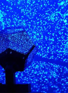 满天星银河浪漫星空灯海洋生日图案投影氛围小夜灯儿童音乐盒礼物