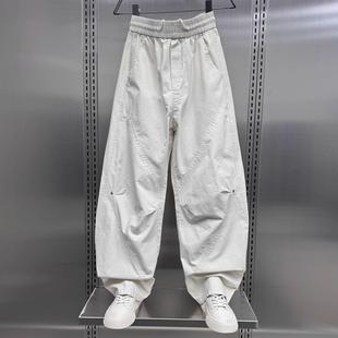 男宽松阔腿户外弯刀简约百搭冲锋裤 休闲裤 Afternnaths潮牌工装