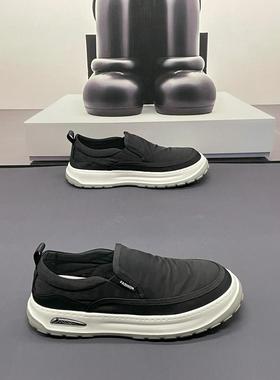 发现舒适的秘密Minimalism Aquaman懒人一脚蹬帆布鞋男冰丝乐福鞋