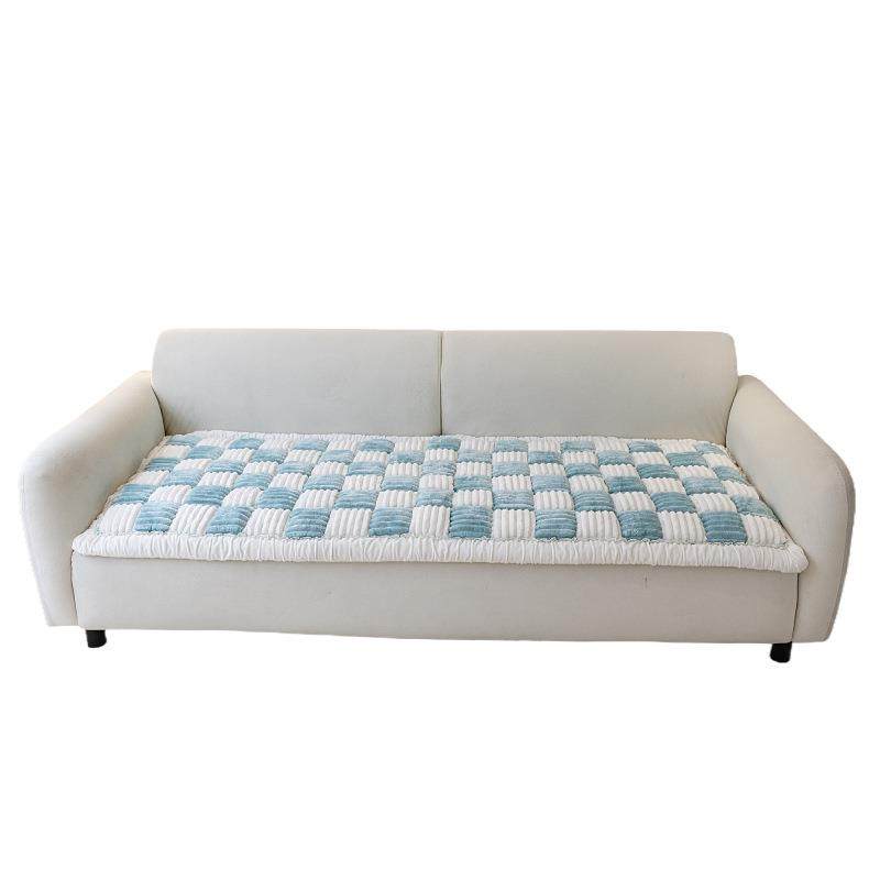 新款棋盘格沙发垫通用坐垫子轻奢现代高端宠物垫防滑防猫抓可水洗,居家布艺,沙发套,淘宝优惠券,粉丝福利购,淘宝优惠卷