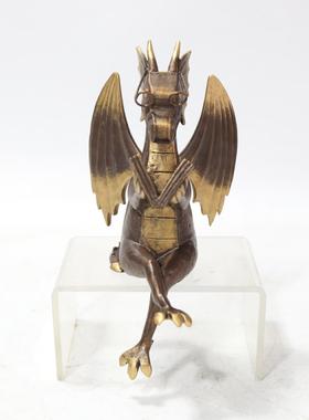 欧式仿古雕像装饰龙年礼品树脂龙看书摆件书房客厅桌面轻奢工艺品