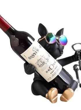 轻奢红酒酒架摆件餐桌装饰品客厅酒柜摆件家居红酒托架乔迁送礼