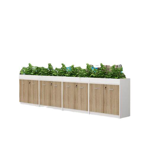 办公室矮柜木质花槽柜简约资料柜储物柜档案柜文件柜组合办公柜子