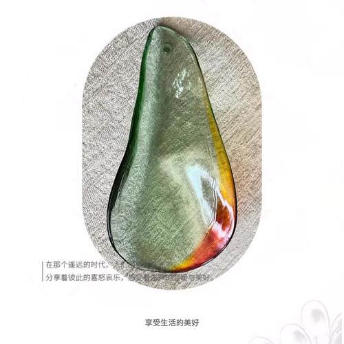 花瓣手工玻璃中古客厅吊灯轻奢法式复古别墅大厅餐厅设计师艺术灯