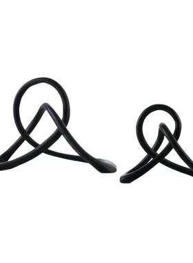 几何抽象摆件现代酒店样板房家居客厅电视柜卧室树脂工艺品装饰品