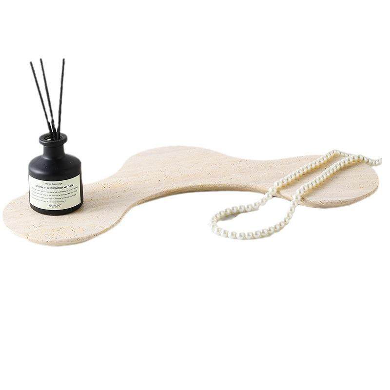 侘寂风天然洞石托盘ins异型香薰盘玄关边几家居摆件轻奢石材托盘,家居饰品,香薰托盘,淘宝优惠券,粉丝福利购,淘宝优惠卷