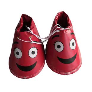 趣味运动会道具快乐大脚鞋脚踏实地手提巨型鞋大脚丫亲子团建拓展