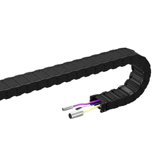 现货厂家机械桥式拖链电缆尼龙坦克链全封闭工程机床设备塑料拖链