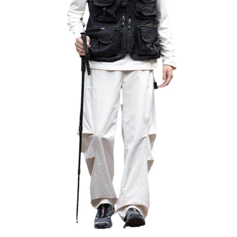 冲锋裤男三防防水伞兵裤薄款软壳速干裤女户外徒步运动钓鱼登山裤