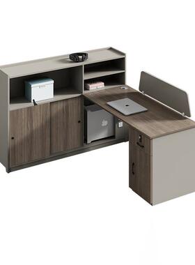 四六46人位办公桌椅组合职员桌屏风隔断办公卡座财务桌员工电脑桌