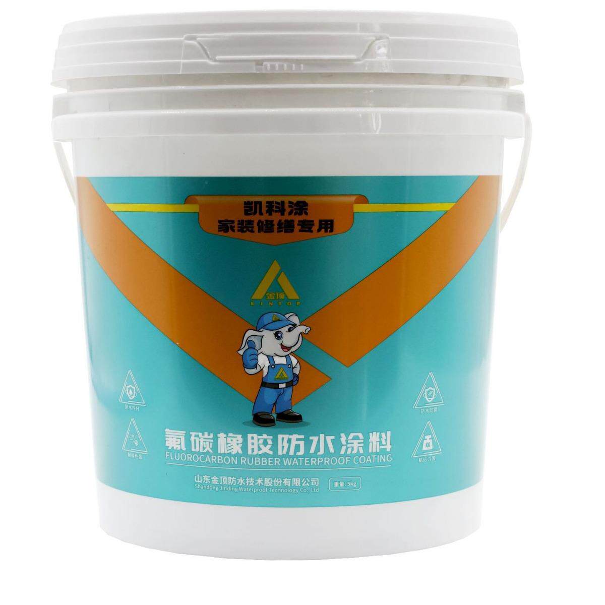 金顶凯科涂氟碳橡胶防水涂料金属防锈漆户外铝合金钢铁工业水性漆