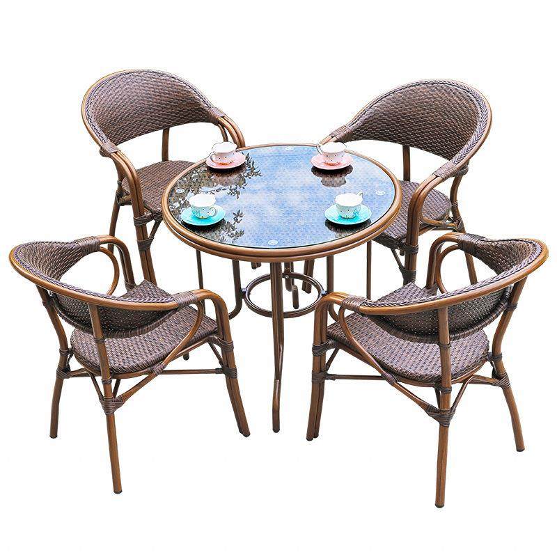 藤椅三件套别墅家用阳台小桌椅室内外茶几组合户外庭院休闲仿腾椅,商业/办公家具,商用藤编家具,淘宝优惠券,粉丝福利购,淘宝优惠卷