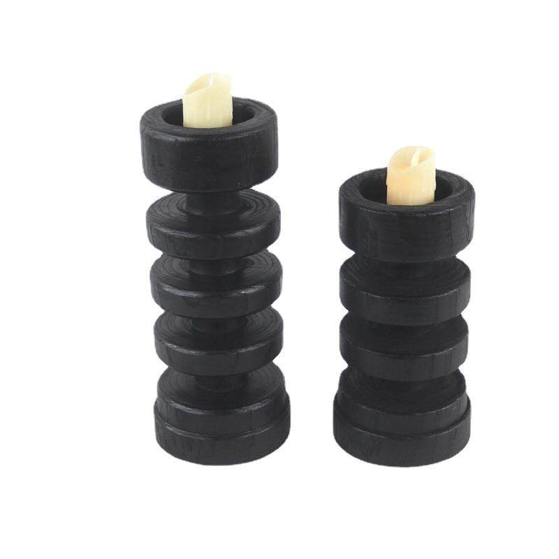 厂家销售手工新中式碳化栗木摆件创意烛台民宿酒店别墅艺术装饰品,家居饰品,烛台,淘宝优惠券,粉丝福利购,淘宝优惠卷