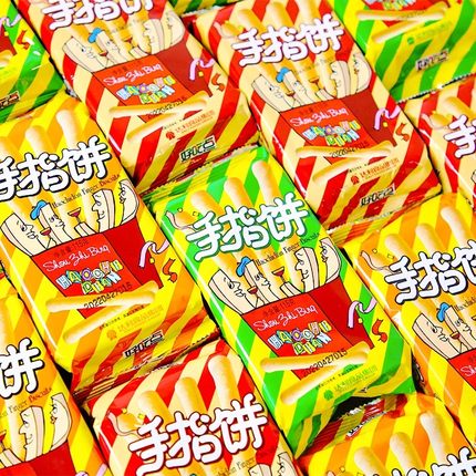 达利园好吃点手指饼115g磨牙棒饼干儿童早餐小包装休闲零食批发