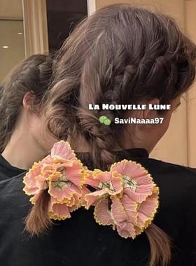 蕾丝花边发圈 复古风格多色选择 现货GOOD SQUISH发圈