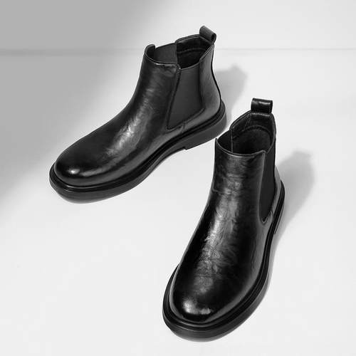 ECTOR HARDEN轻奢品牌马丁靴男真皮英伦风商务休闲高帮中筒短靴潮