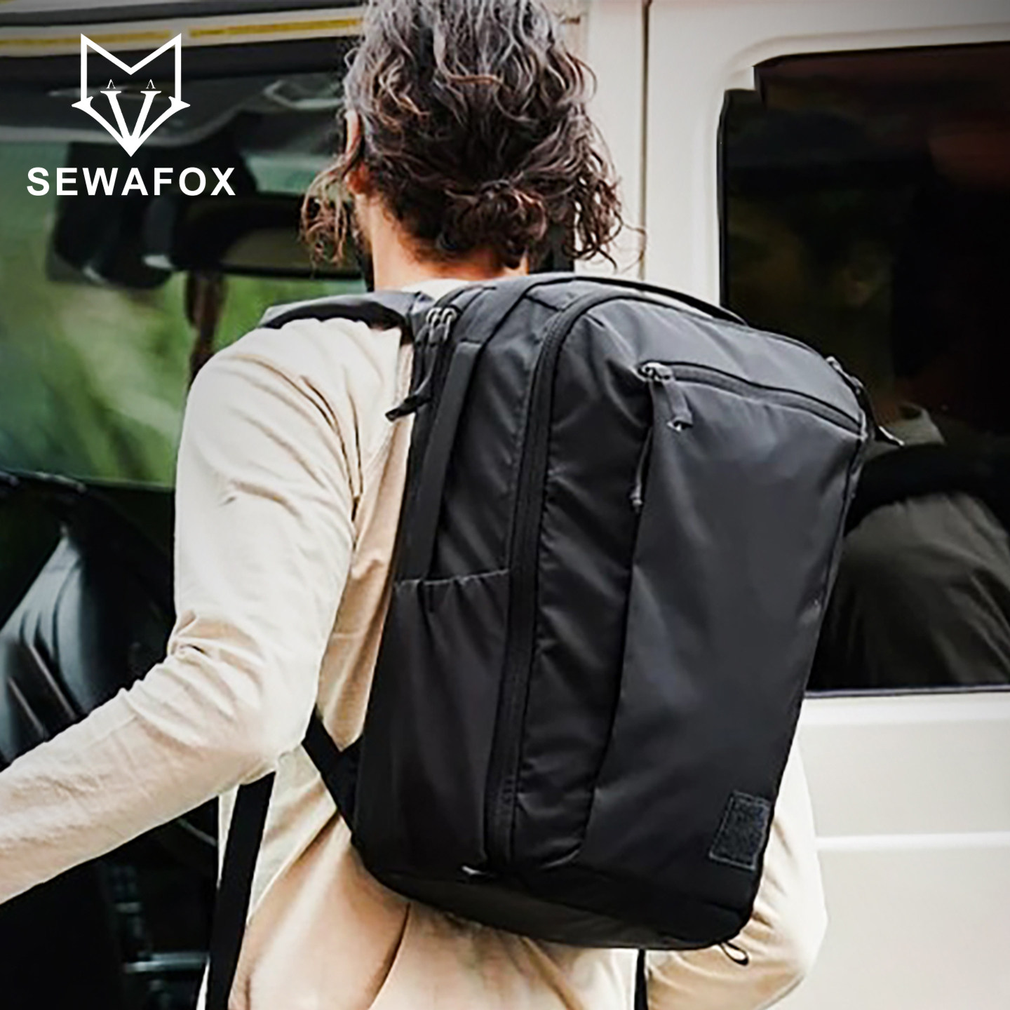 男士双肩包高级感通勤防水背包女大容量2026新款电脑包旅行书包男